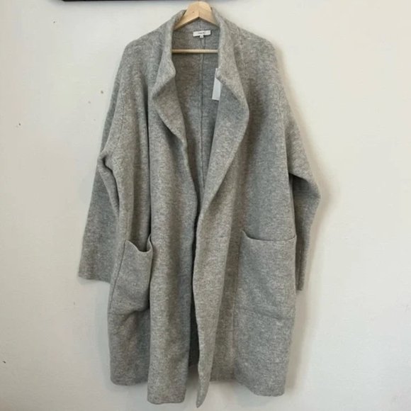 NWOT Vince Clean Edge Cardigan Grey Sweater Coat, size XXL - Picture 3 of 10